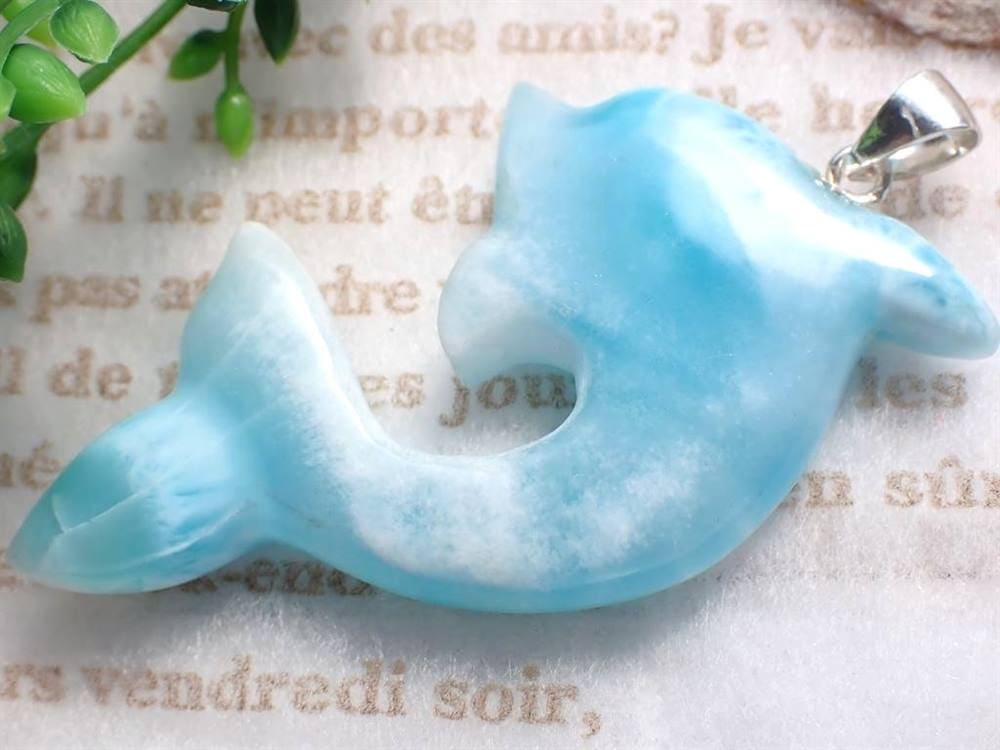 ラリマー ペンダント ネックレス ブルーペクトライト Silver925