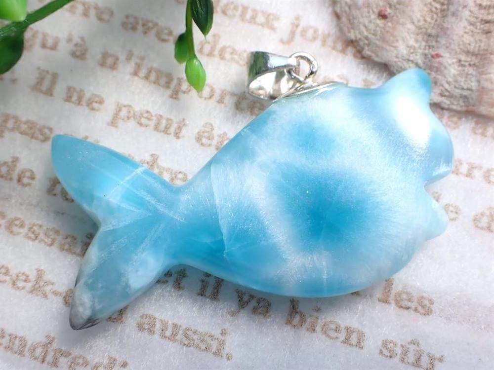 ラリマー ペンダント ネックレス ブルーペクトライト Silver925