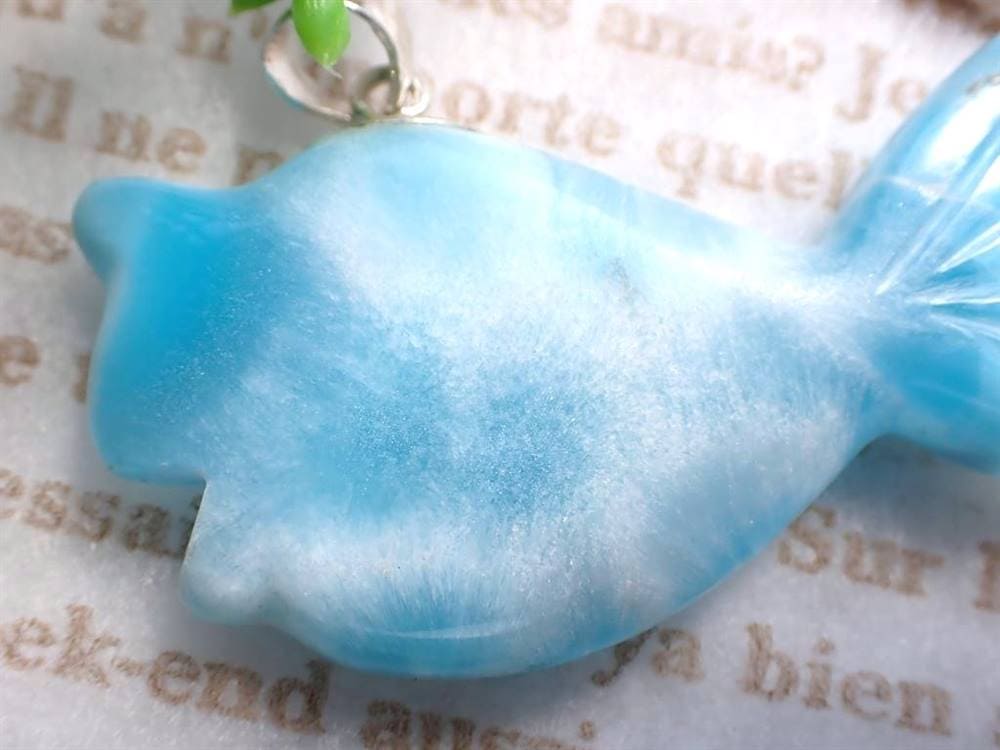 ラリマー ペンダント ネックレス ブルーペクトライト Silver925