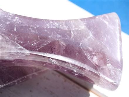 アメジスト 紫水晶 エンジェル彫り 置物 天使