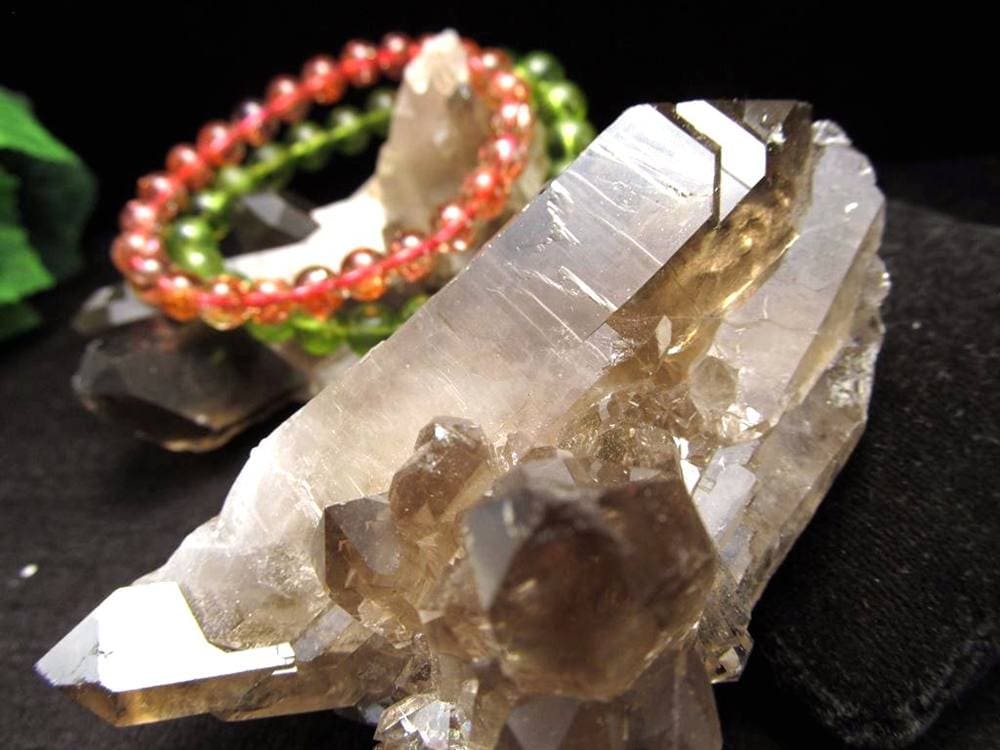 スモーキークォーツ 黒水晶 クラスター 水晶クラスター ブラジル産