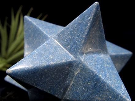 アステロイド ブルーアベンチュリン 砂金石 小星型12面体 置物