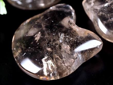 スモーキークォーツ 煙水晶 猫 キャット 置物