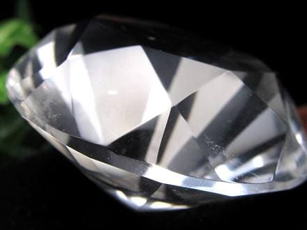 水晶 クォーツ レムリアンシード ブリリアントカット ダイヤモンドカット