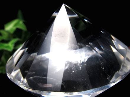水晶 クォーツ レムリアンシード ブリリアントカット ダイヤモンドカット