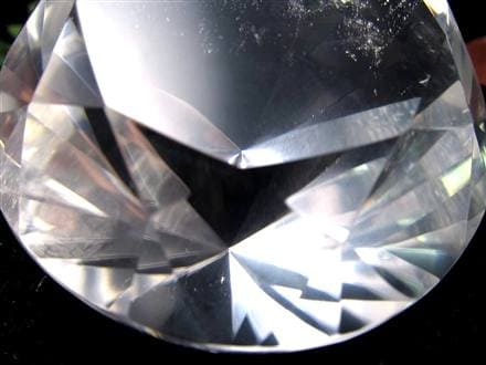 水晶 クォーツ レムリアンシード ブリリアントカット ダイヤモンドカット