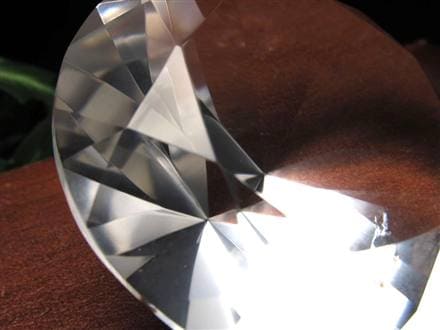 水晶 クォーツ レムリアンシード ブリリアントカット ダイヤモンドカット
