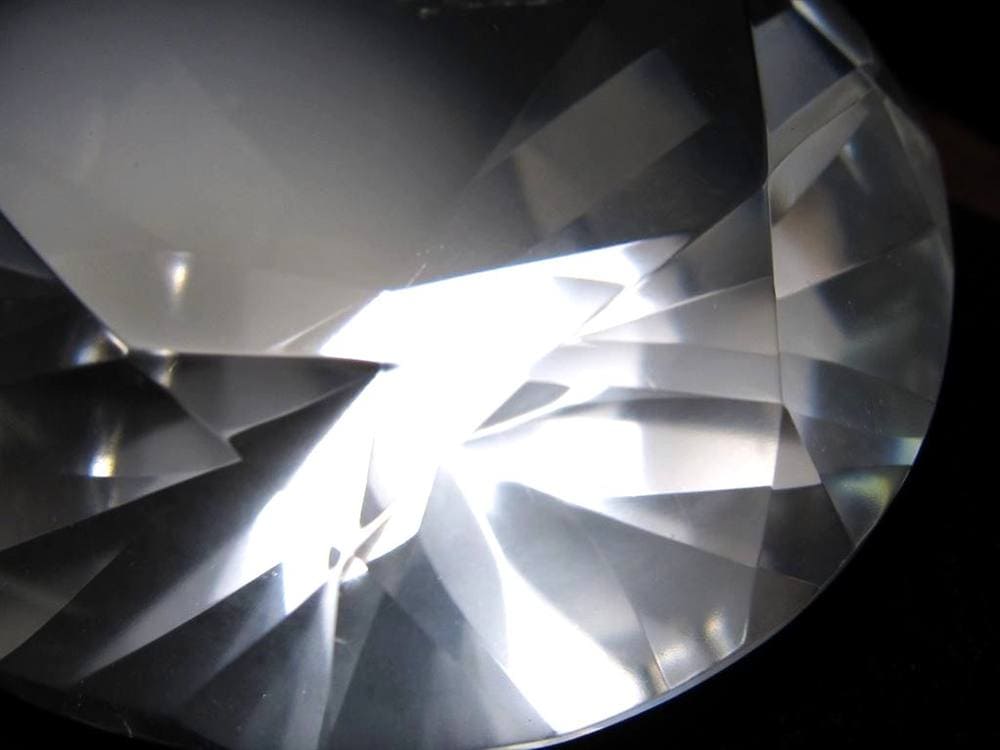 水晶 クォーツ レムリアンシード ブリリアントカット ダイヤモンドカット