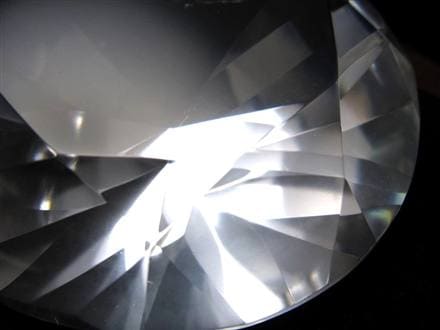 水晶 クォーツ レムリアンシード ブリリアントカット ダイヤモンドカット