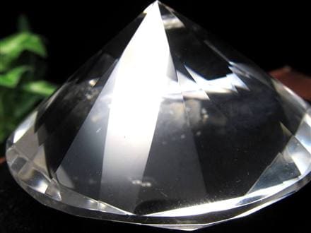水晶 クォーツ レムリアンシード ブリリアントカット ダイヤモンドカット