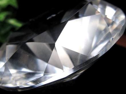水晶 クォーツ レムリアンシード ブリリアントカット ダイヤモンドカット