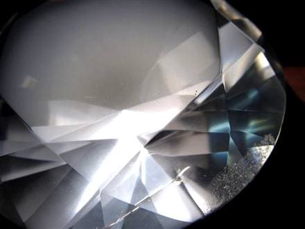 水晶 クォーツ レムリアンシード ブリリアントカット ダイヤモンドカット