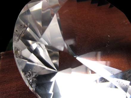 水晶 クォーツ レムリアンシード ブリリアントカット ダイヤモンドカット