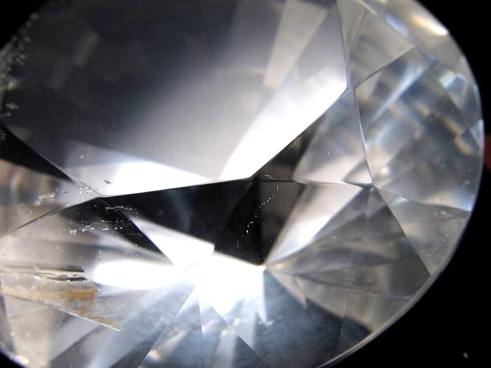 水晶 クォーツ レムリアンシード ブリリアントカット ダイヤモンドカット