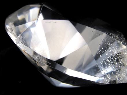 水晶 クォーツ レムリアンシード ブリリアントカット ダイヤモンドカット