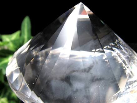 水晶 クォーツ レムリアンシード ブリリアントカット ダイヤモンドカット