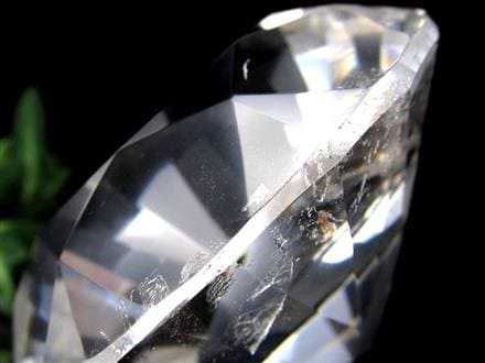 水晶 クォーツ レムリアンシード ブリリアントカット ダイヤモンドカット