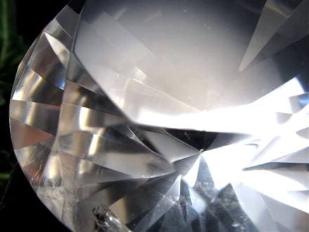 水晶 クォーツ レムリアンシード ブリリアントカット ダイヤモンドカット