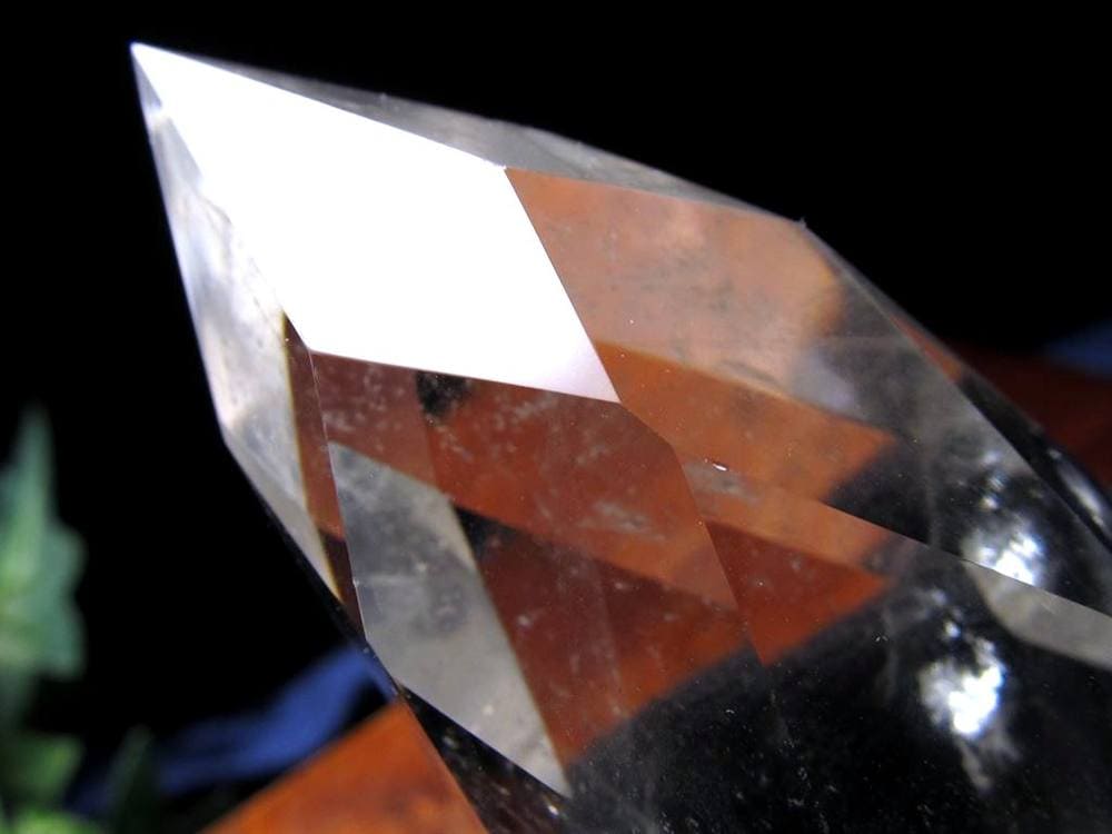 天然水晶 六芒星 ドロップカット クリスタル レムリアンシードクリスタル