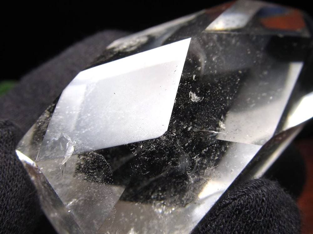 天然水晶 六芒星 ドロップカット クリスタル レムリアンシードクリスタル