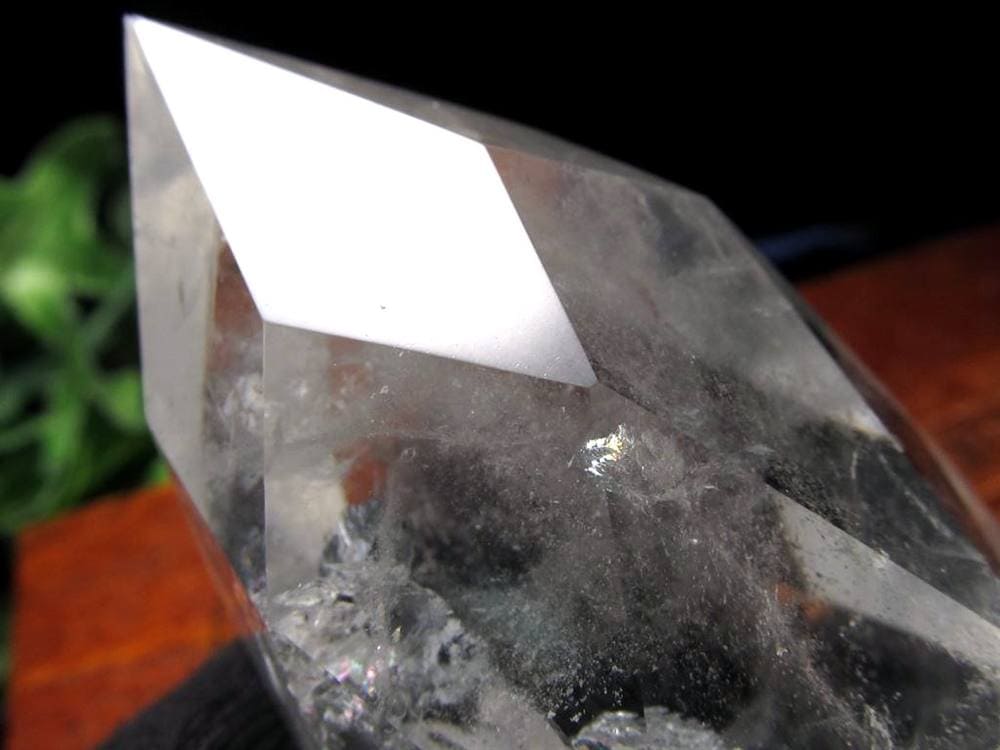 天然水晶 六芒星 ドロップカット クリスタル レムリアンシードクリスタル