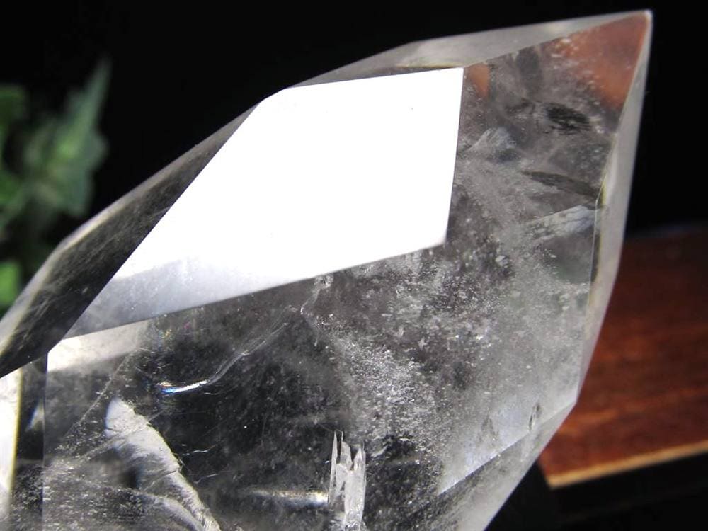 天然水晶 六芒星 ドロップカット クリスタル レムリアンシードクリスタル