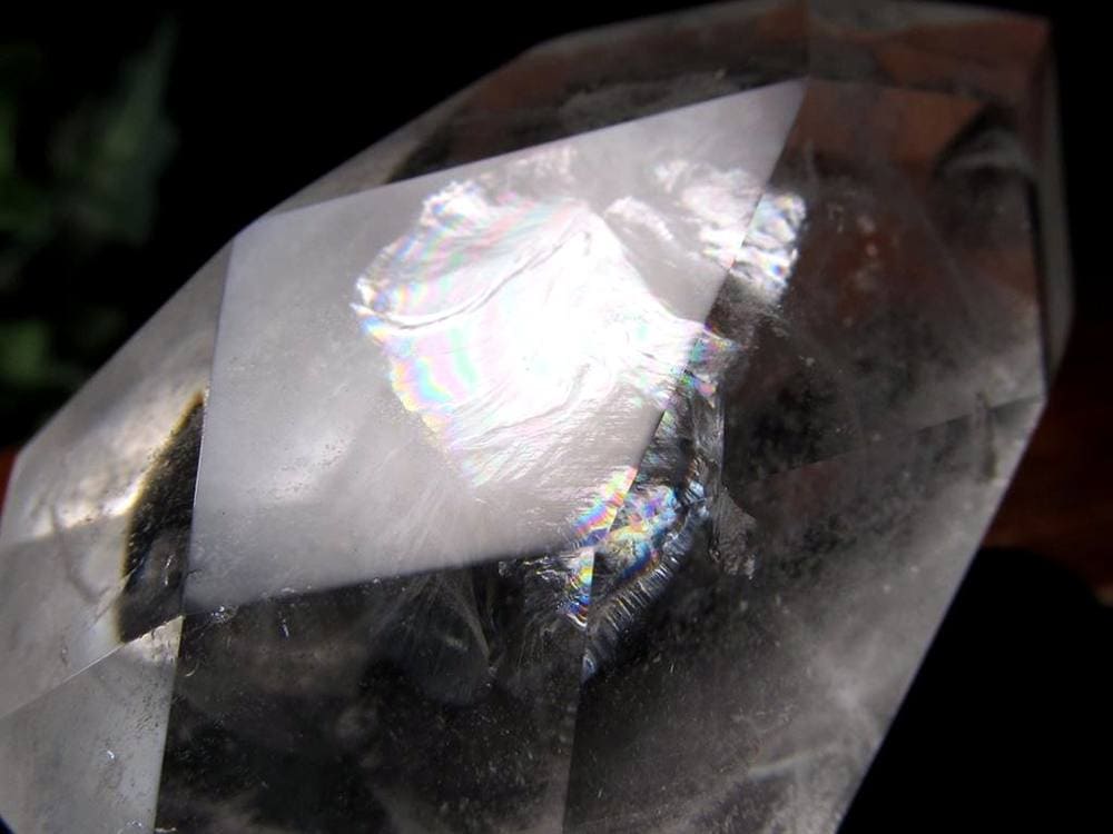 天然水晶 六芒星 ドロップカット クリスタル レムリアンシードクリスタル