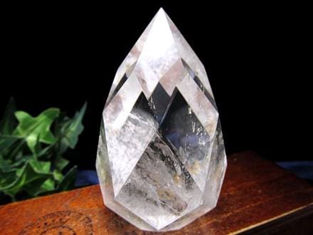 天然水晶 六芒星 ドロップカット クリスタル レムリアンシードクリスタル