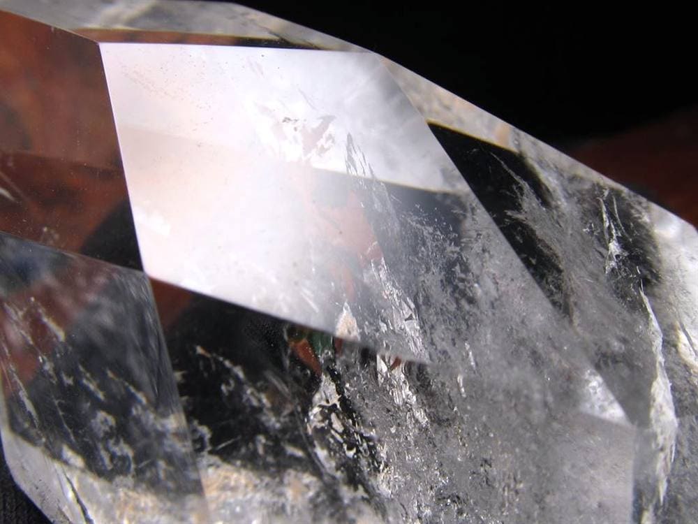 天然水晶 六芒星 ドロップカット クリスタル レムリアンシードクリスタル