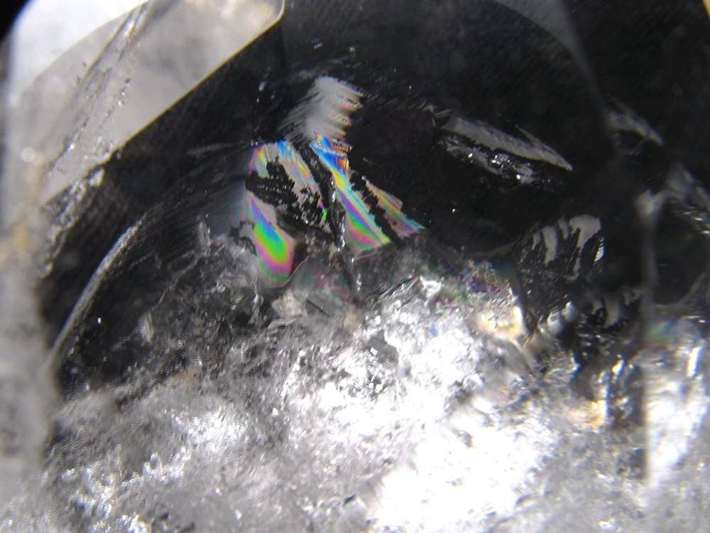 天然水晶 六芒星 ドロップカット クリスタル レムリアンシードクリスタル