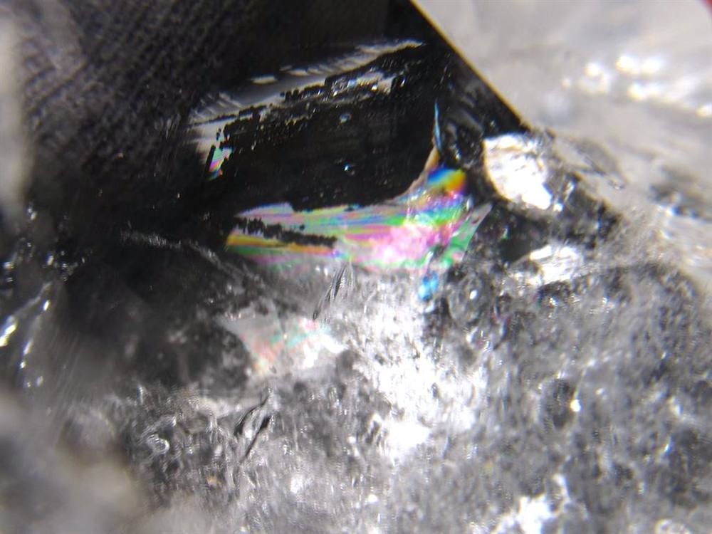 天然水晶 六芒星 ドロップカット クリスタル レムリアンシードクリスタル