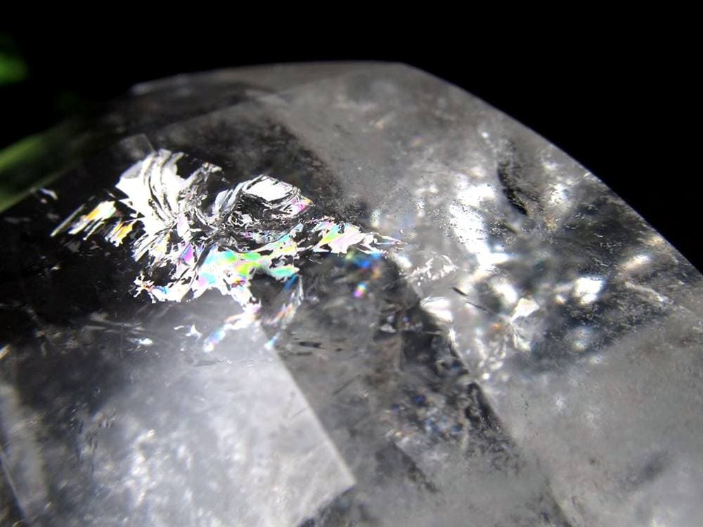 天然水晶 ハートカット オブジェ ブラジル産 置物