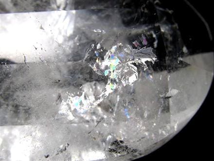 天然水晶 ハートカット オブジェ ブラジル産 置物