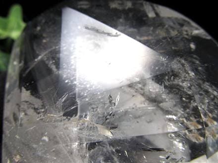 天然水晶 ハートカット オブジェ ブラジル産 置物