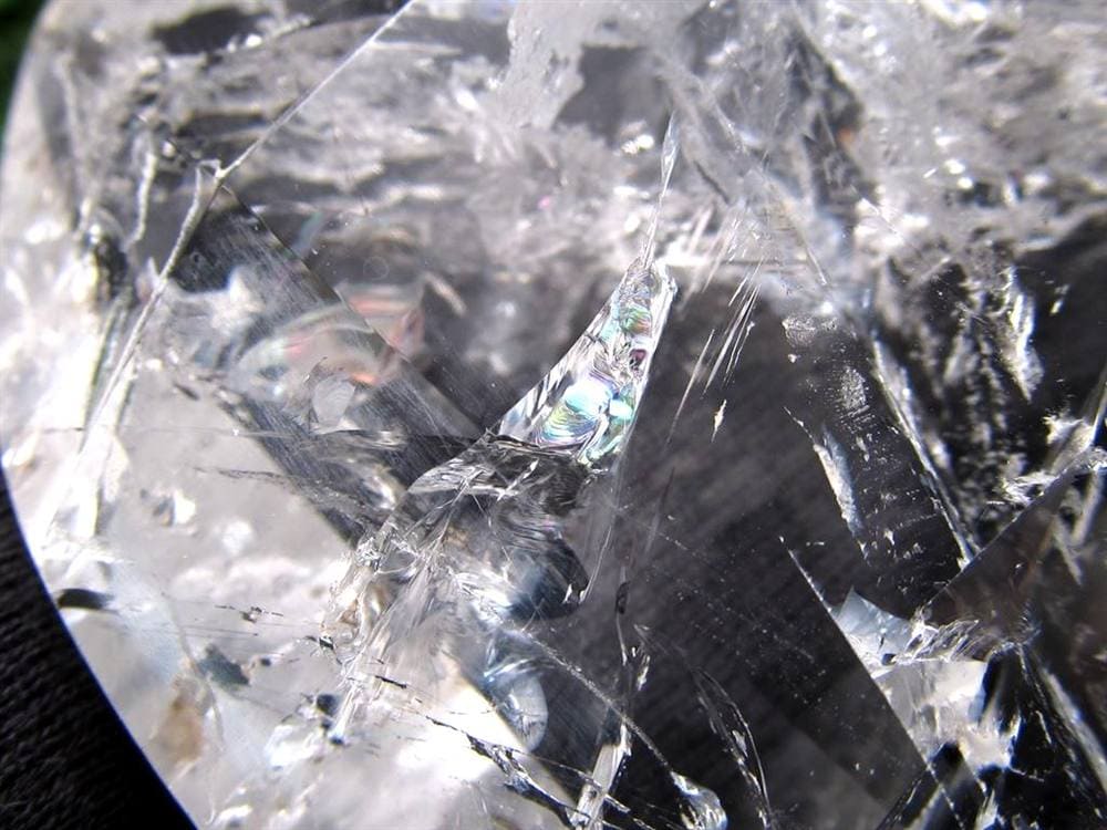 天然水晶 ハートカット オブジェ ブラジル産 置物