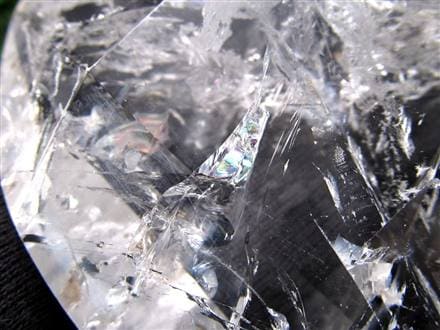 天然水晶 ハートカット オブジェ ブラジル産 置物