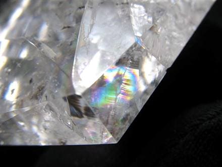 天然水晶 ハートカット オブジェ ブラジル産 置物