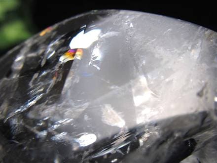 天然水晶 ハートカット オブジェ ブラジル産 置物