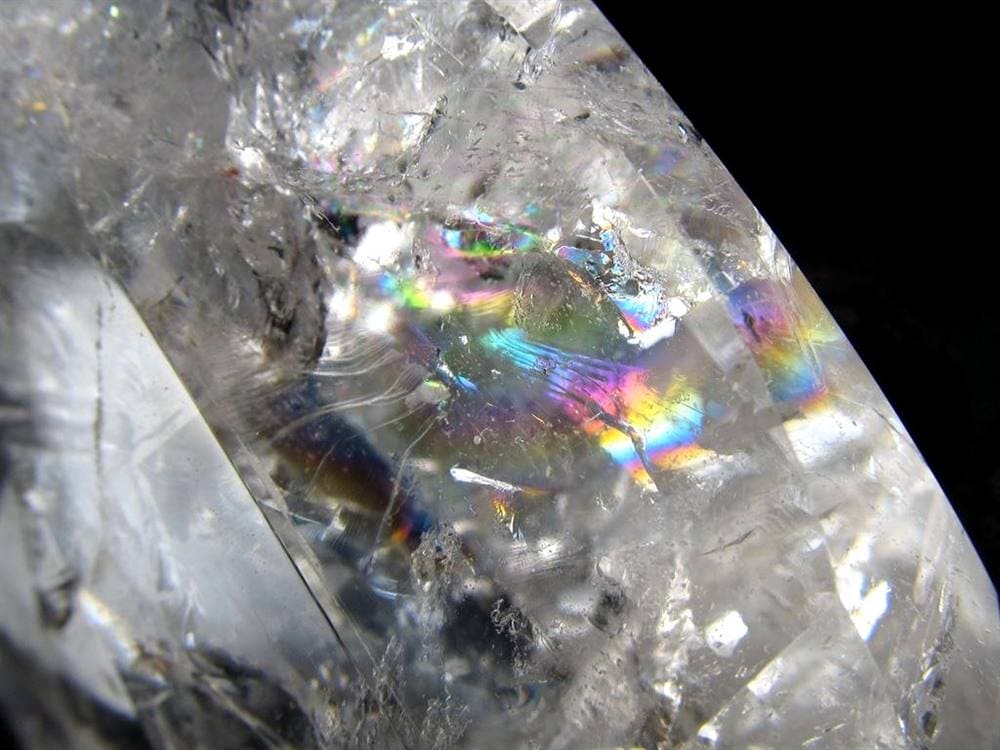 天然水晶 ハートカット オブジェ ブラジル産 置物