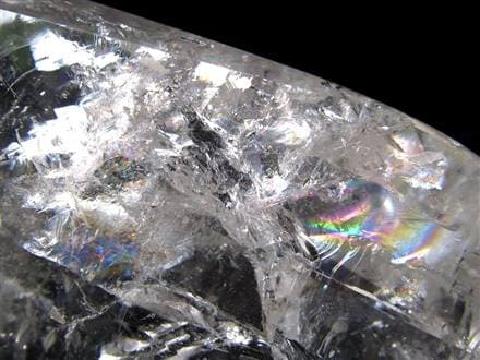 天然水晶 ハートカット オブジェ ブラジル産 置物