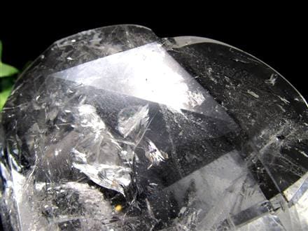 天然水晶 ハートカット オブジェ ブラジル産 置物