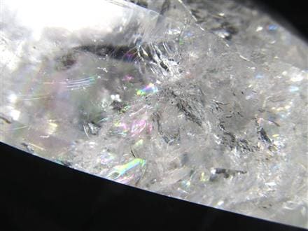 天然水晶 ハートカット オブジェ ブラジル産 置物