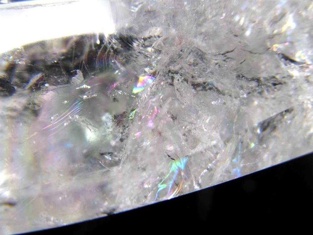 天然水晶 ハートカット オブジェ ブラジル産 置物