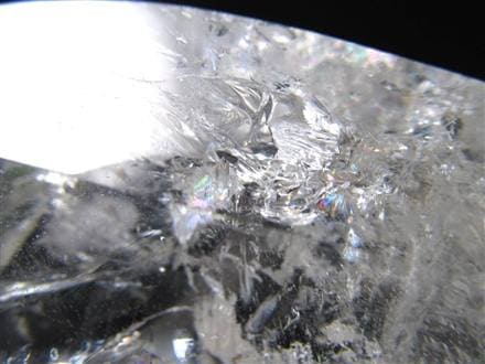 天然水晶 ハートカット オブジェ ブラジル産 置物