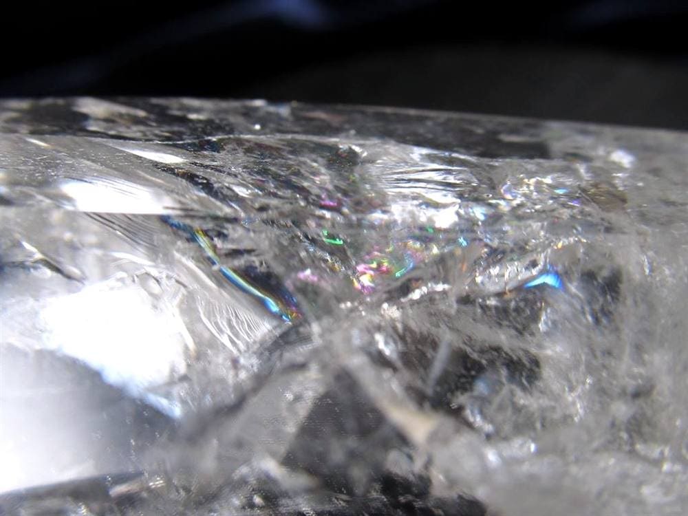 天然水晶 ハートカット オブジェ ブラジル産 置物