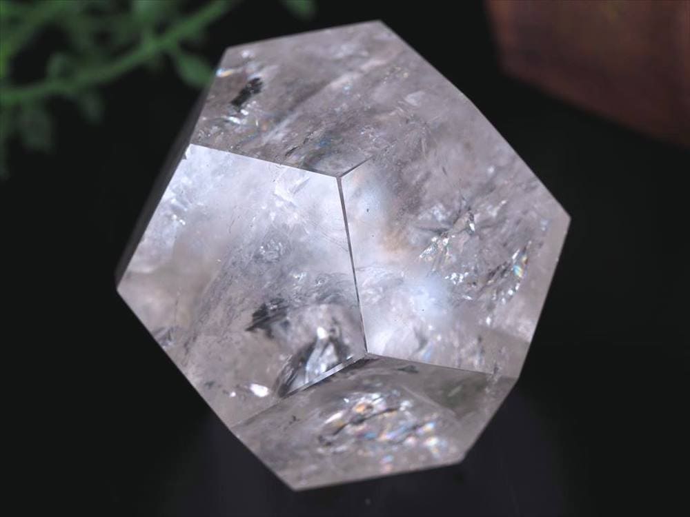 水晶 置物 正多面体 プラトン ブラジル産
