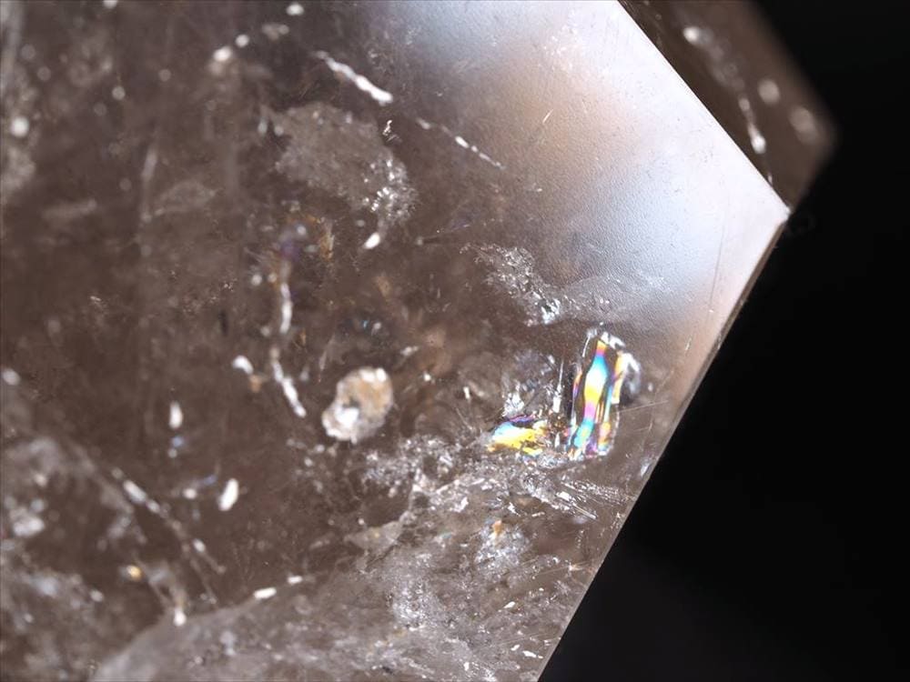 スモーキークォーツ 置物 正多面体 プラトン 煙水晶