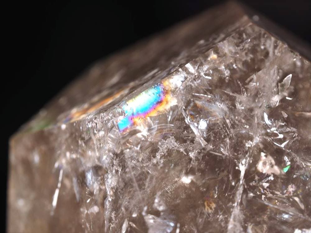 スモーキークォーツ 置物 正多面体 プラトン 煙水晶