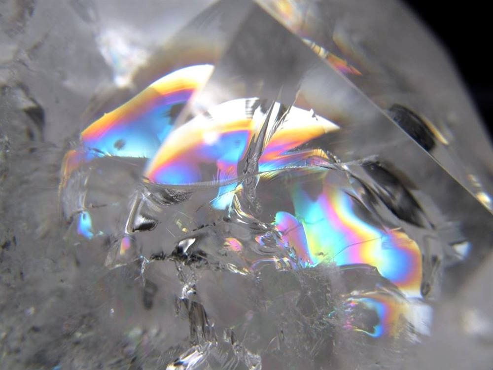 天然水晶 六芒星 ドロップカット クリスタル 置物