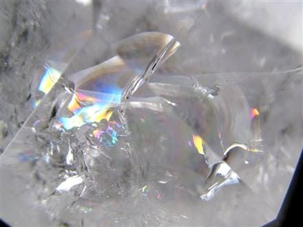 天然水晶 六芒星 ドロップカット クリスタル 置物